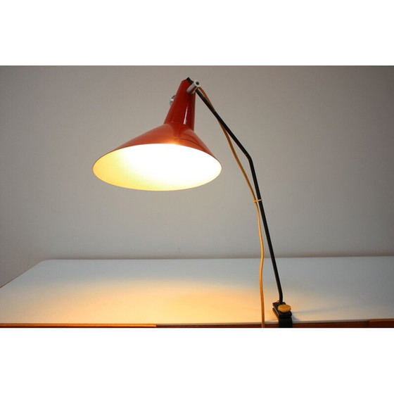 Image 1 of Vintage lamp in gelakt metaal van Josef Hurka voor Kovona, Tsjecho-Slowakije 1960