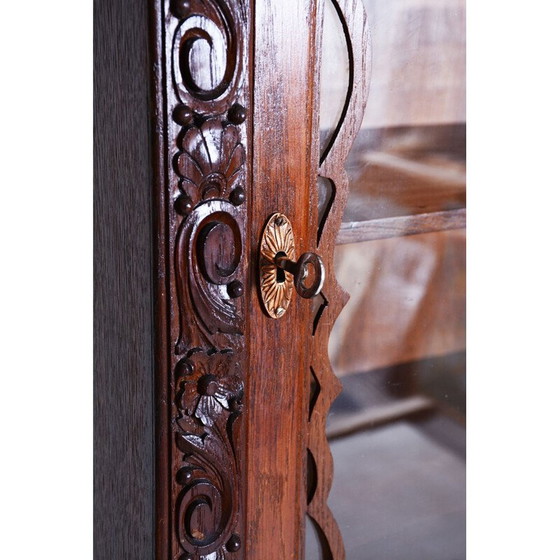 Image 1 of Vintage Art Deco vitrinekast, Frankrijk 1920