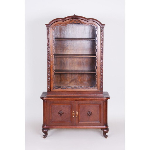 Vintage Art Deco vitrinekast, Frankrijk 1920