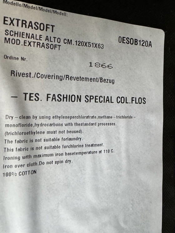 Image 1 of Living Divani Sofa Modal Extrasoft 3 Elementen