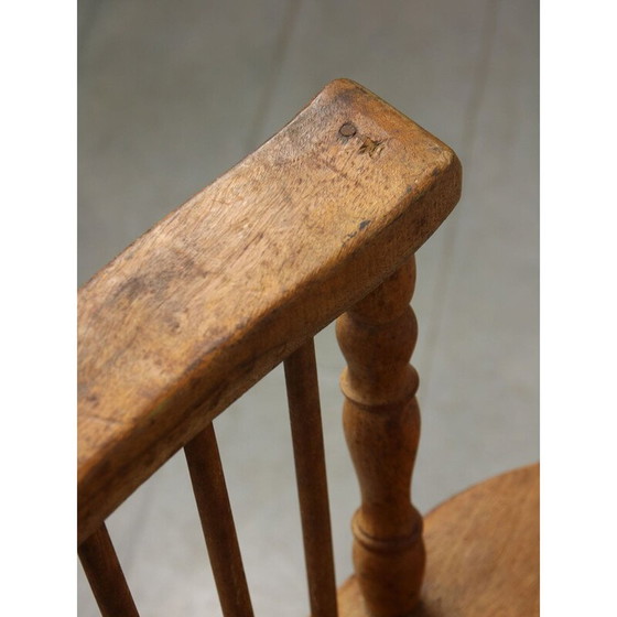 Image 1 of Paar vintage walnoten Winsdor fauteuils met lage rugleuning