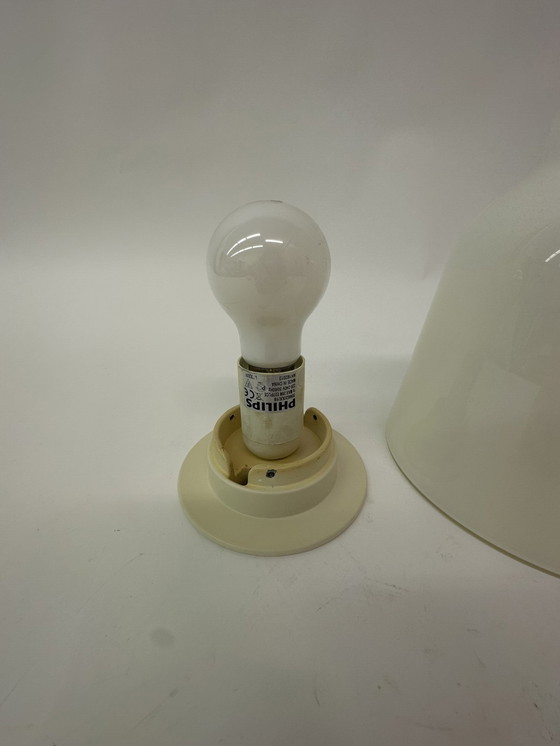 Image 1 of Philips Opaline Glazen Plafondlamp, jaren 1950