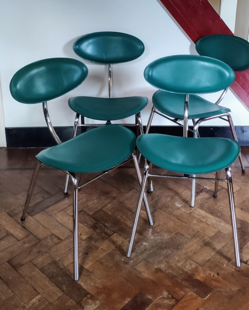 4x Arrben Italy stoelen