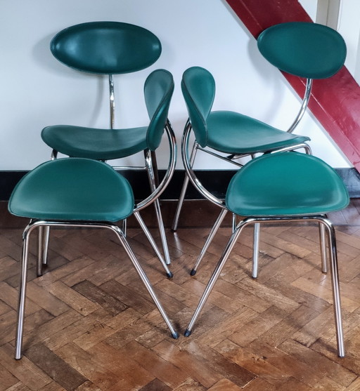 4x Arrben Italy stoelen