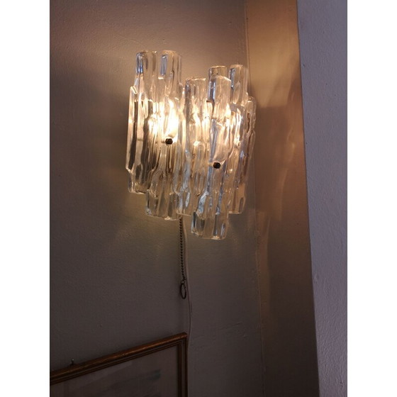 Image 1 of Vintage wandlamp in brutalistisch luciet, 1960