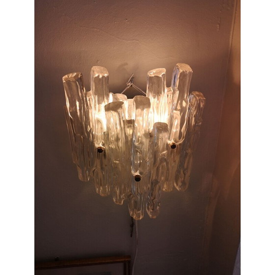 Image 1 of Vintage wandlamp in brutalistisch luciet, 1960