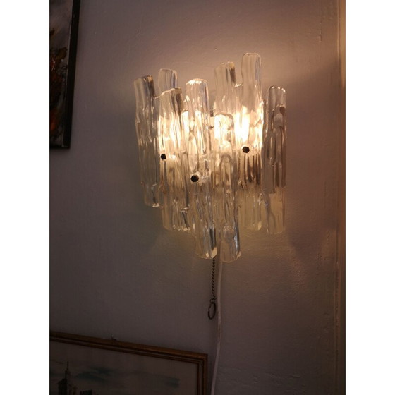 Image 1 of Vintage wandlamp in brutalistisch luciet, 1960