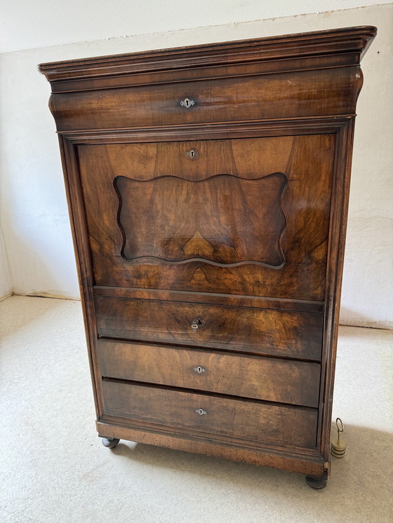 Image 1 of Antiek Louis Philippe secretaire