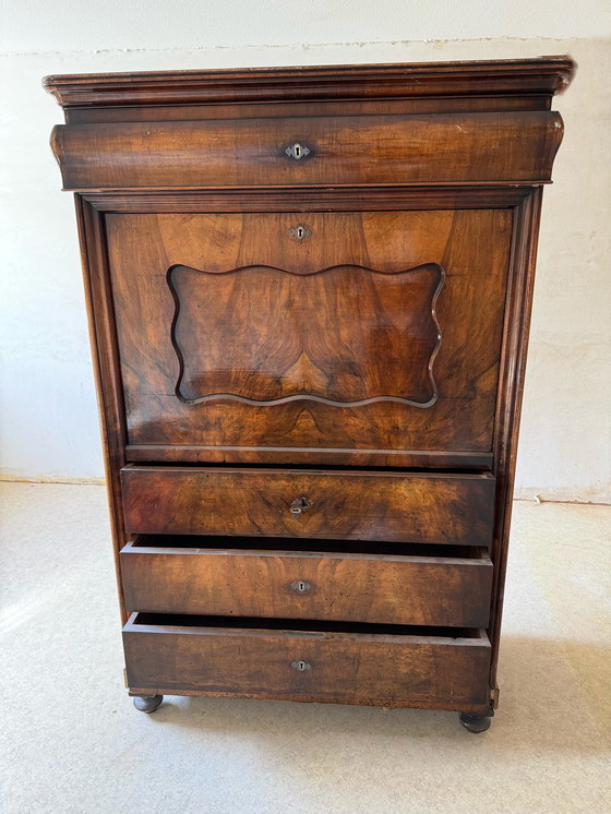 Image 1 of Antiek Louis Philippe secretaire