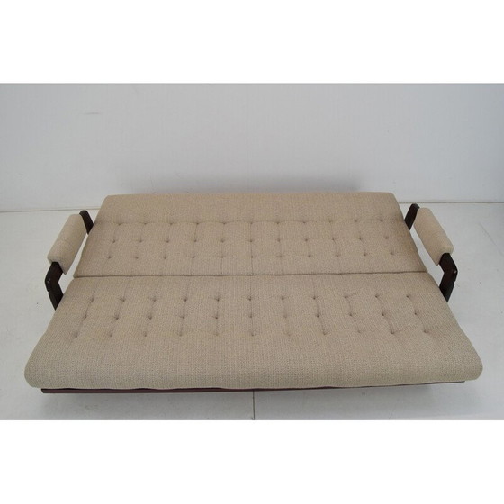 Image 1 of Mid-eeuwse driezitsbank, Tsjecho-Slowakije 1980