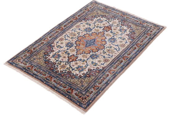 Image 1 of Silk Foundation Isfahan meesterwerk tapijt - fijne wol en zijde