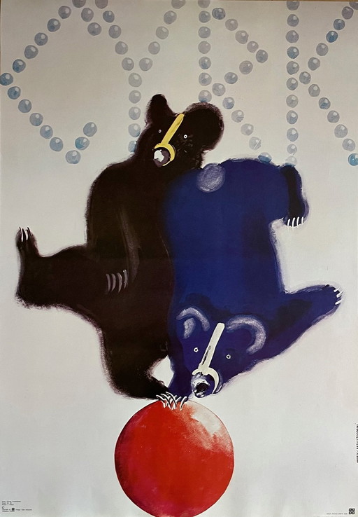 A.Krzysztoforski, Circus, 1979, Poster nr. 83, Copyright Desa Foreign Trade Enterprise, Pzgraf