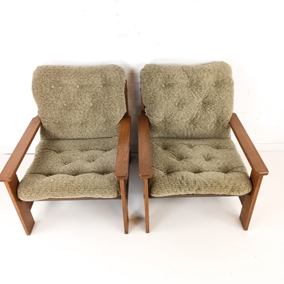 Image 1 of 2x vintage sling back fauteuil