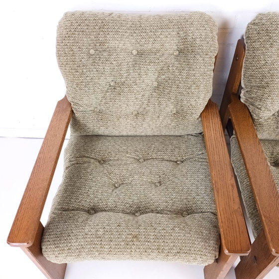 Image 1 of 2x vintage sling back fauteuil