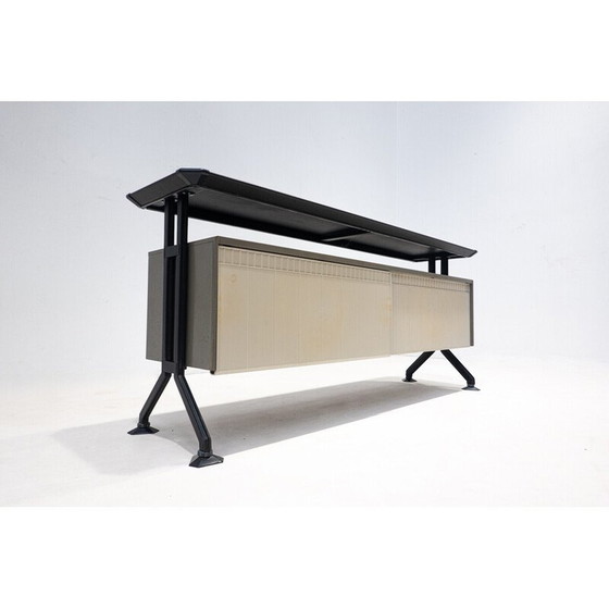 Image 1 of Mid Century buffetkast uit de "Arco" serie van Studio Bbpr voor Olivetti, Italië 1960