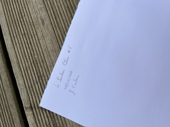 Image 1 of Het kustpad. Acryl door Frédéric Cadiou