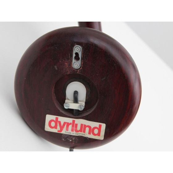 Image 1 of Vintage Dyrlund rozenhout wandlamp
