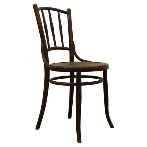 Vintage beukenhouten stoel van Thonet, Tsjecho-Slowakije 1930