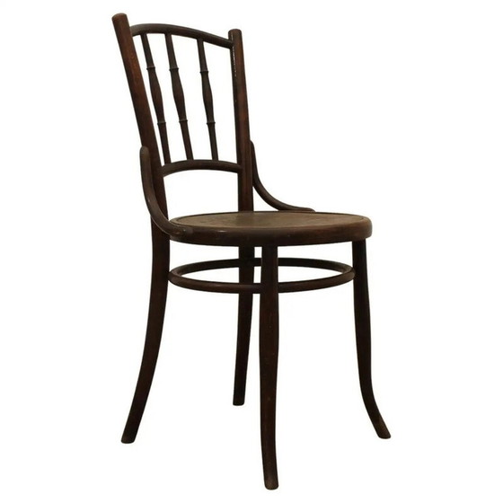 Image 1 of Vintage beukenhouten stoel van Thonet, Tsjecho-Slowakije 1930