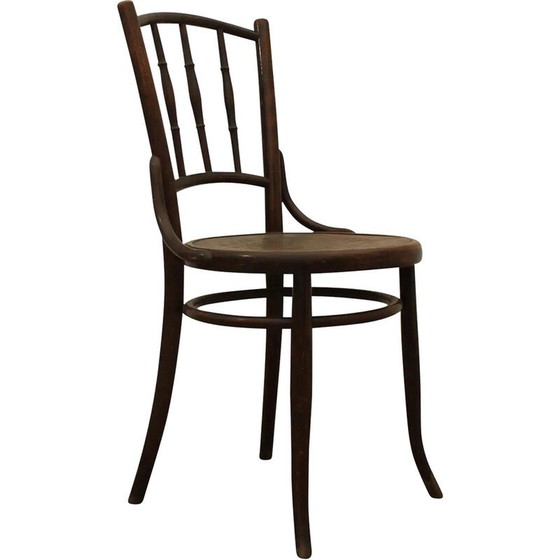 Image 1 of Vintage beukenhouten stoel van Thonet, Tsjecho-Slowakije 1930