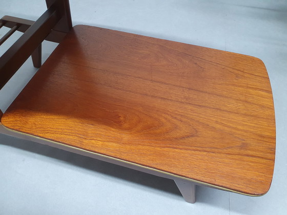 Image 1 of Mid-Century Barcart/Sidetable Teak. Vintage Bijzettafel.