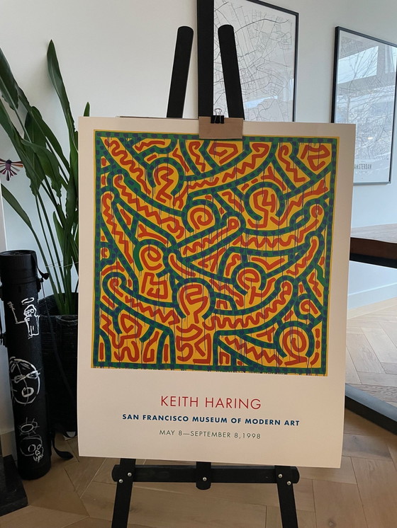 Image 1 of Keith Haring (1958-1990), Zonder titel 1998, San Francisco Museum Of Modern Art