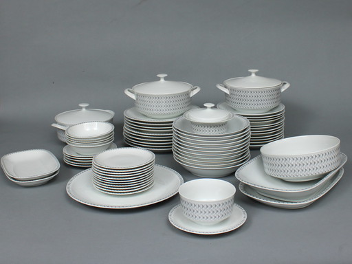 Heinrich Löffelhardt (1909-1979) porcelein Arzberg diner servies (63 delen), Form 2050,