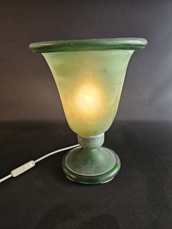 Image 1 of Vintage Murano Scavo lamp