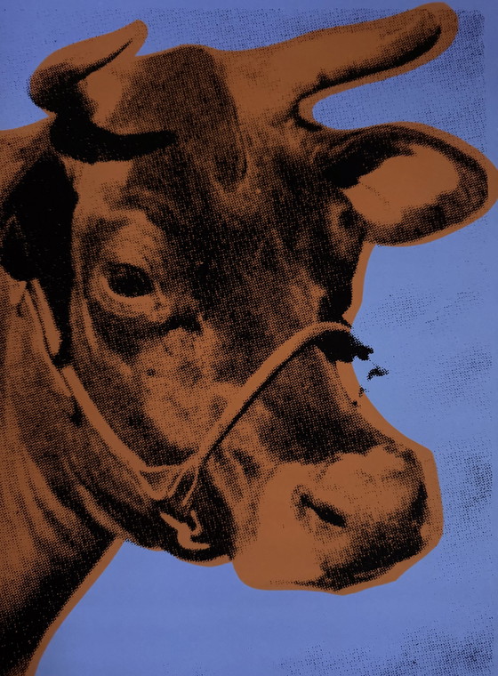 Image 1 of Andy Warhol: “Cow: Purple & Orange, 1971”