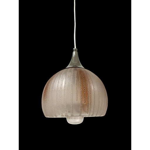 Vintage Murano glazen hanglamp van Mazzega, Italië 1970