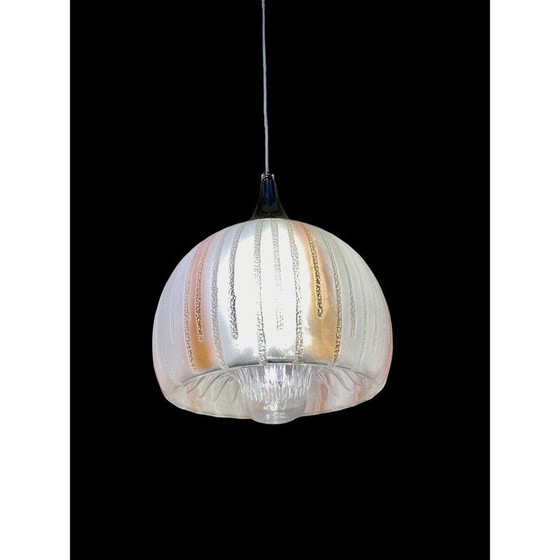 Image 1 of Vintage Murano glazen hanglamp van Mazzega, Italië 1970