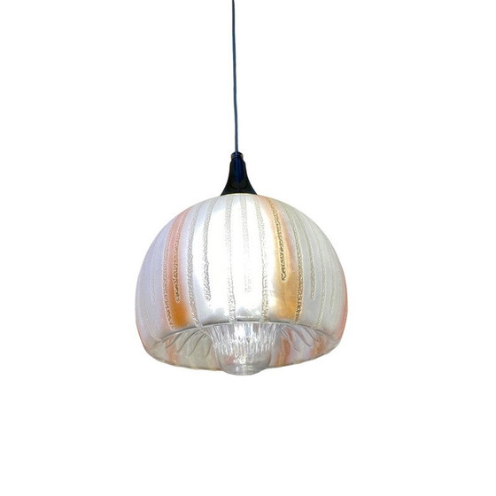 Image 1 of Vintage Murano glazen hanglamp van Mazzega, Italië 1970