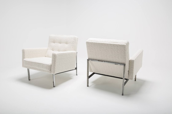 Image 1 of 2x Florence Knoll Model 55 Parallel Bar fauteuils