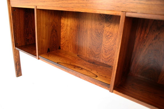 Image 1 of Deens Mid Century Braziliaans palissander / Rio palissander uitvoerend schrijfbureau / bureau