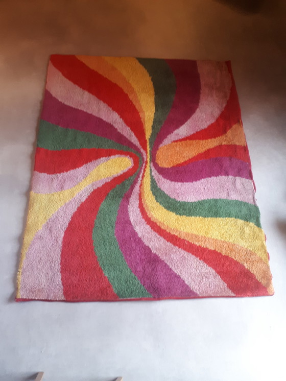 Image 1 of Vintage funky vloerkleed