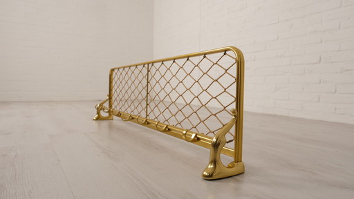 Vintage kapstok | Messing | 107 cm