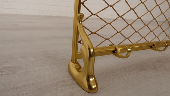 Image 1 of Vintage kapstok | Messing | 107 cm