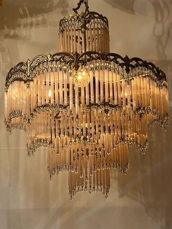 Image 1 of Art nouveau hanglamp kroonluchter