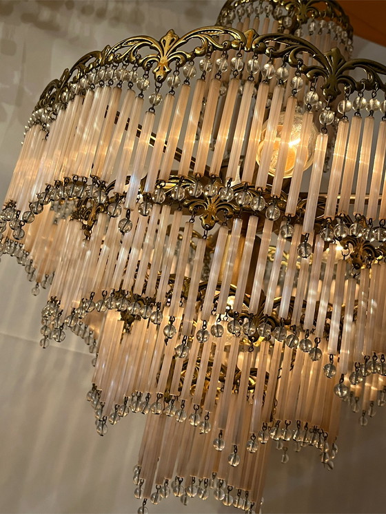 Image 1 of Art nouveau hanglamp kroonluchter