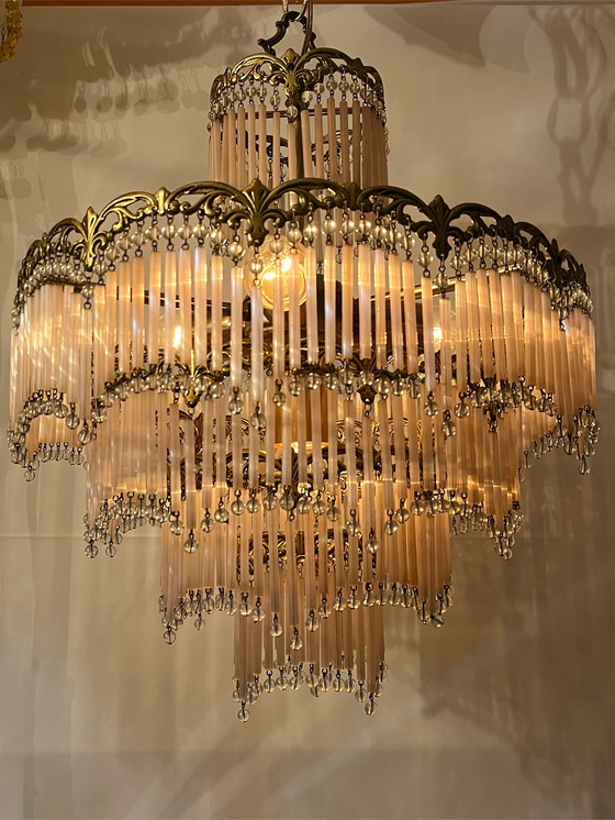 Image 1 of Art nouveau hanglamp kroonluchter
