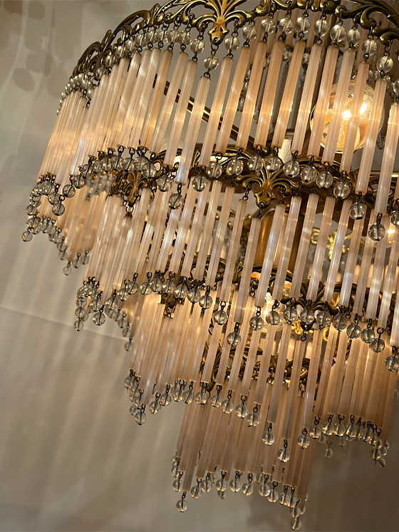 Image 1 of Art nouveau hanglamp kroonluchter