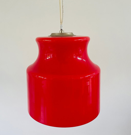 Vintage glazen hanglamp