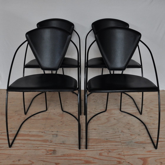 Image 1 of 4x Arrben 'Linda' Eetkamerstoelen