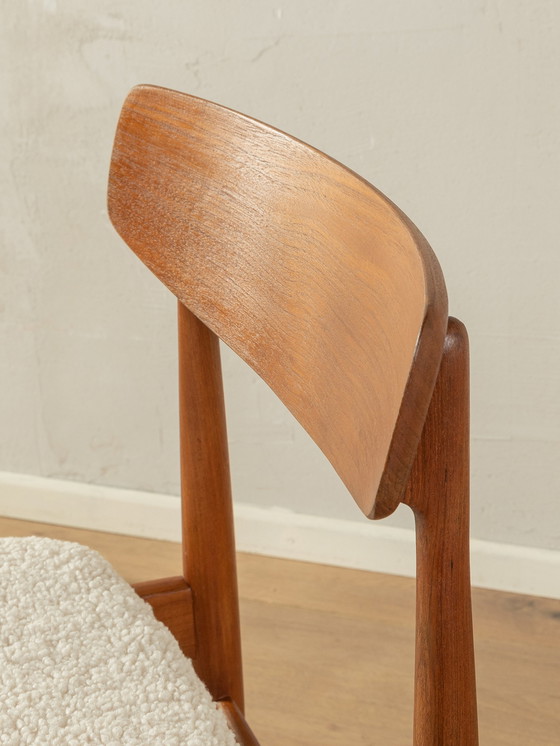 Image 1 of 4x Casala eetkamerstoelen in teddy stof