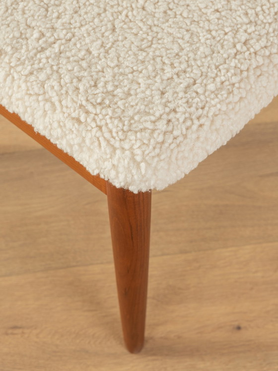 Image 1 of 4x Casala eetkamerstoelen in teddy stof