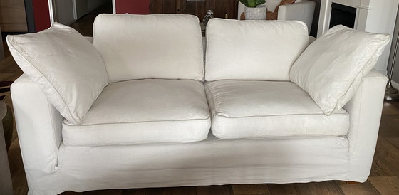 Image 1 of Linteloo bank met 2 fauteuils