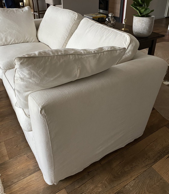 Image 1 of Linteloo bank met 2 fauteuils