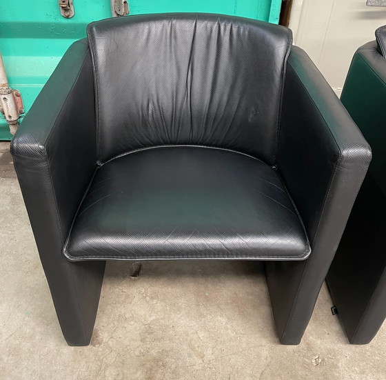 Image 1 of 2x Leolux fauteuil