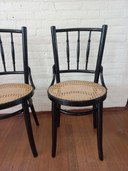 2x Vintage stoelen