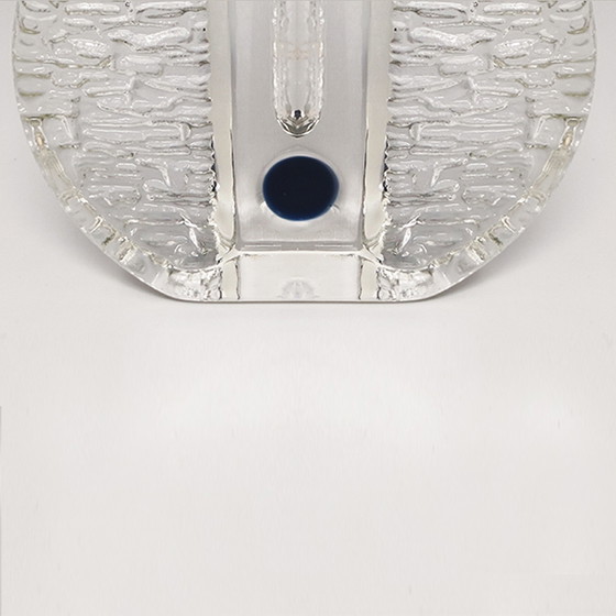 Image 1 of Vintage Walther Glas Bullseye Vaas van Heiner Düsterhaus. Gemaakt in Duitsland